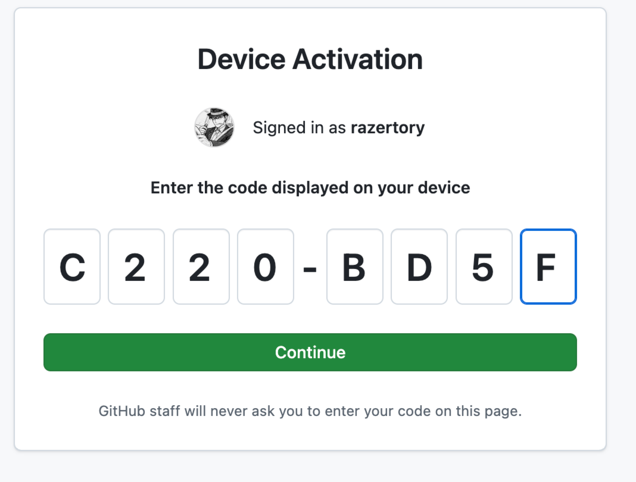 GitHub Copilot Enter